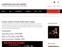 Tablet Screenshot of horrorsrollerderby.com
